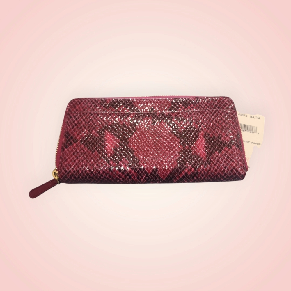 Coach Embossed Wallet - Picture 2 of 10